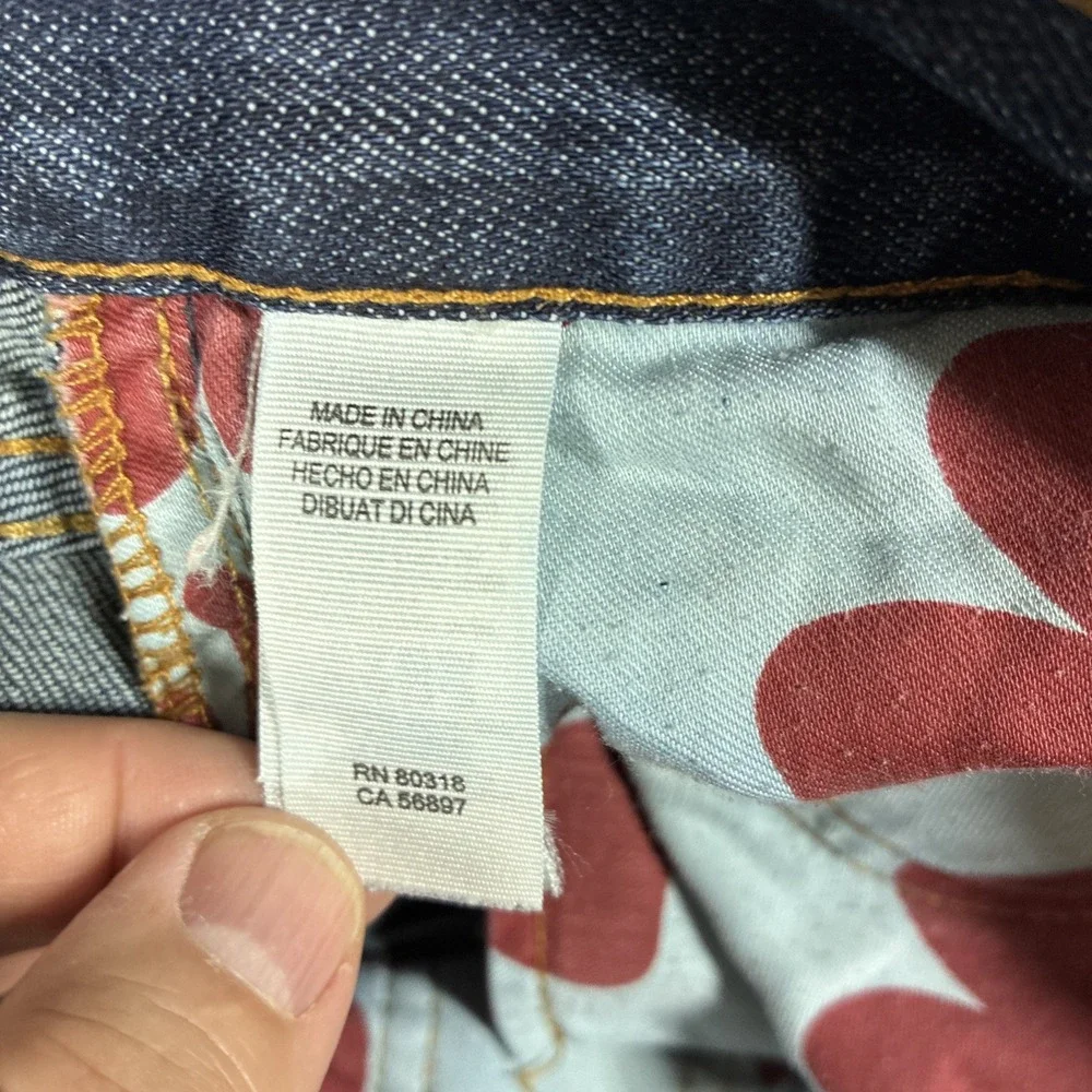 Lucky Brand Men's 410 Athletic Fit Blue Denim Jeans Size 36x32 Whiskering Fade